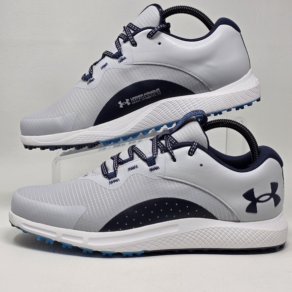 Under Armour Charged Draw 2 Spikeless Golf Men\'s Shoe 3026399-102 Size 9 New main image 9